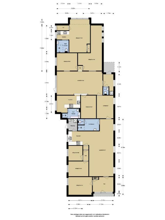 Sfeervol 6 Persoons Appartement - Van Alle Gemakken Voorzien! Bakkeveen エクステリア 写真